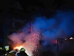 V Bystrci hořela sauna