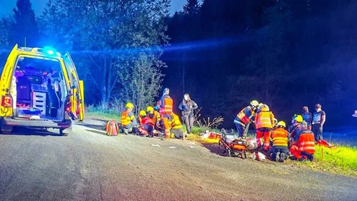 Prodloužený víkend přinesl sérii nehod, čtyři z nich se týkaly motorkářů