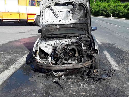 Požár osobního automobilu