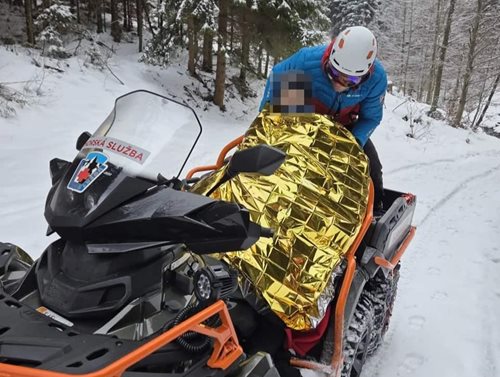 Horská služba zachránila vyčerpanou seniorku