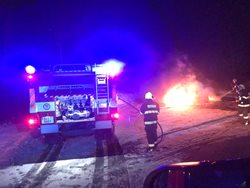 Zásahy hasičů Ústeckého kraje: Požáry i odstraňování spadlých stromů 