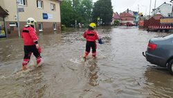 V noci se situace v souvislosti s počasím uklidnila