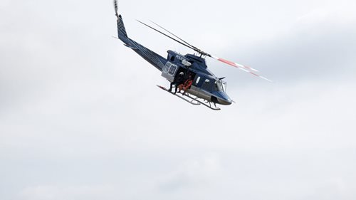 Výcvik mělnických lezců se středočeskými leteckými záchranáři