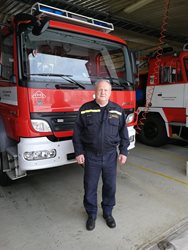 Po 42 letech dnes Karel Žahour zavřel dveře třeboňské hasičské stanice