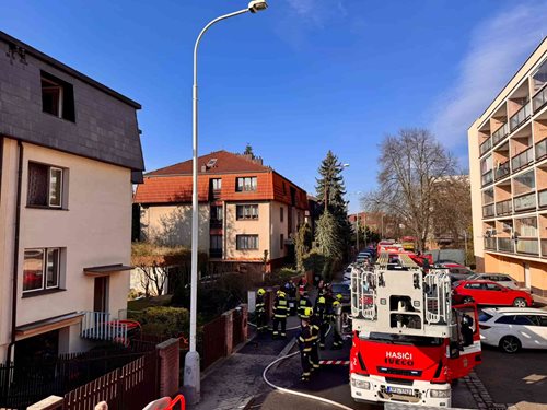 Požár v domě ohrozil obyvatele i zvířata