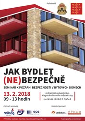 Jak bydlet (ne) bezpečně je seminář o komplexní problematice požární ochrany bytových domů