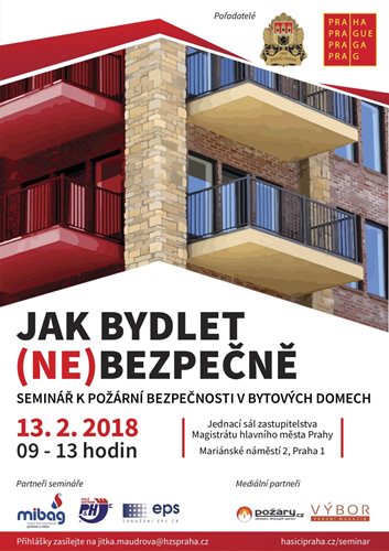 Jak bydlet (ne) bezpečně je seminář o komplexní problematice požární ochrany bytových domů