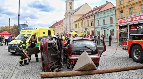 Rychnovští hasiči vybojovali stříbro. Uspěli v prestižní soutěži ve vyprošťování