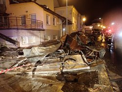 Zlínským krajem se přehnal silný déšť a bouřky 