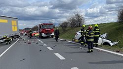 Tragická nehoda u Slaného