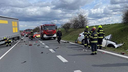 Tragická nehoda u Slaného