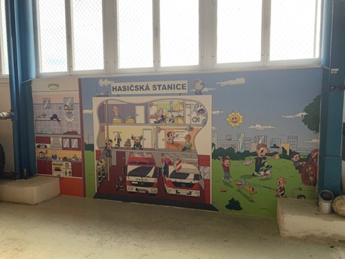 Realizace projektu hasičských koutků na požárních stanicích HZS Jihočeského kraje