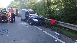 Vážná dopravní nehoda uzavřela silnici u Častolovic
