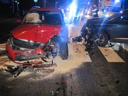 Nehoda v Uherském Hradišti si vyžádala jedno zranění