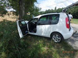 Osobní auto narazilo do stromu