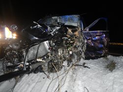U vážné nehody u Hořic na Šumavě zasahoval vrtulník 