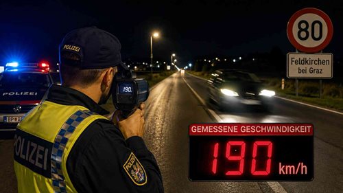 Mladík jel rychlostí 190 km/h. Policistům tvrdil, že chtěl po umytí vysušit auto