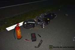  Nehoda motorkáře ve Velkých Karlovicích