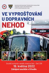Regionální soutěž ve vyprošťování u dopravních nehod v Seči u Chrudimi