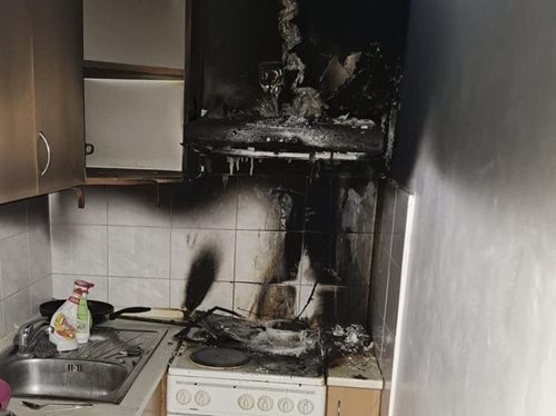 Požár kuchyně ohrozil obyvatele ubytovny