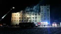 V Libé na Chebsku shořela  paintballová herna v bývalé přádelně. Na likvidaci požáru se podíleli také hasiči z německého Hohenbergu 