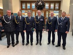 Předávání medailí v Praze hasičům za věrnou službu a osobnostem MS kraje za spolupráci