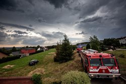 Zásahy hasičů po letní bouřce