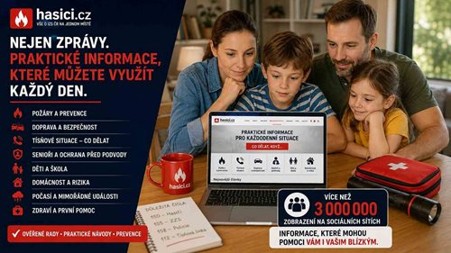 Zpráv máme každý den dost. Hasici.cz chtějí nabídnout něco, co můžete skutečně využít