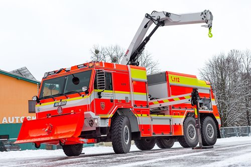 Vyprošťovací automobil na podvozku Tatra Force