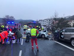 Dopravní nehoda - Ústí nad Labem - Neštěmice