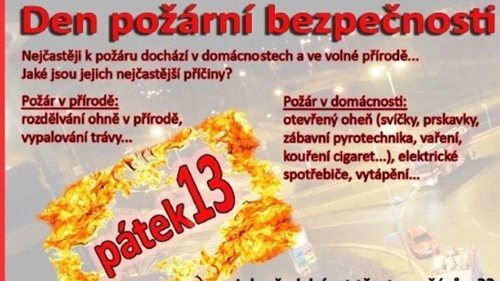 Den požární bezpečnosti – 13. říjen 2017 v Jihočeském kraji