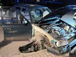 Zraněním tří osob skončila nehoda v Halenkově.