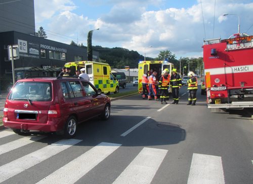 Hasiči asistovali záchranářům a poskytovali posttraumatickou pomoc
