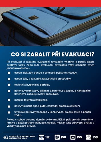 Co si zabalit při evakuaci aneb Hasiči radí