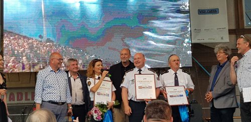 Hasičská fontána se stala kolektivním rekordmanem