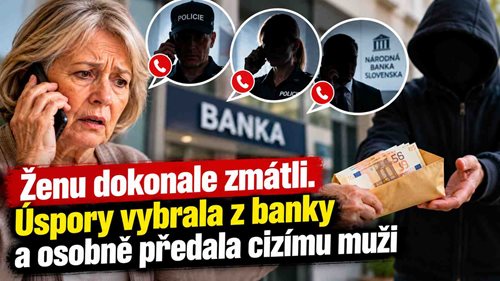 Volal jí policista, potom policistka a pracovník banky. Žena nakonec předala podvodníkům téměř 30 tisíc eur