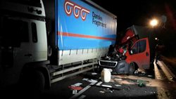 Silnice u Holic byla uzavřena kvůli nehodě se zraněním