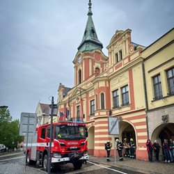 Fiktivní požár na radnici: Hasiči obstáli na výbornou