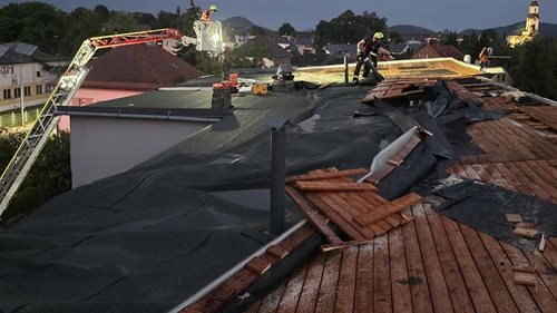 Bouřky zaměstnaly hasiče u téměř 140 událostí. Nejhůře bylo na Českolipsku
