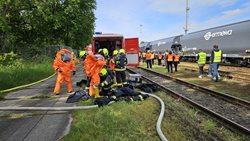 Únik čpavku nanečisto: Zkouška připravenosti záchranářů