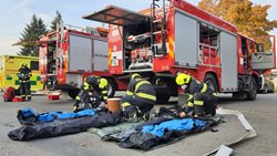 Složky IZS zasahovaly v prostorách zimního stadionu v Kroměříži