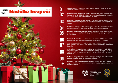HASIČI RADÍ: Nadělte blízkým na Vánoce bezpečí