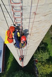 24 hodinový výcvik hasičů - lezců