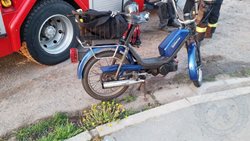 Řidič motocyklu havaroval v Dašicích