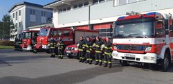 Hasiči uctili památku tragicky zesnulého kolegy