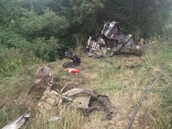 Pád historického letadla u Jickovic