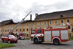 Taktické cvičení v terezínských kasárnách