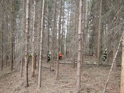 Hasiči na Vyškovsku transportovali zraněného muže