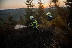 Požárů rekordně přibylo, především pak těch v přírodním prostředí