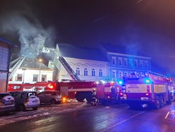 Dvoumiliónová škoda při požáru v Milevsku